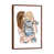 Classic Brown Wood Framed