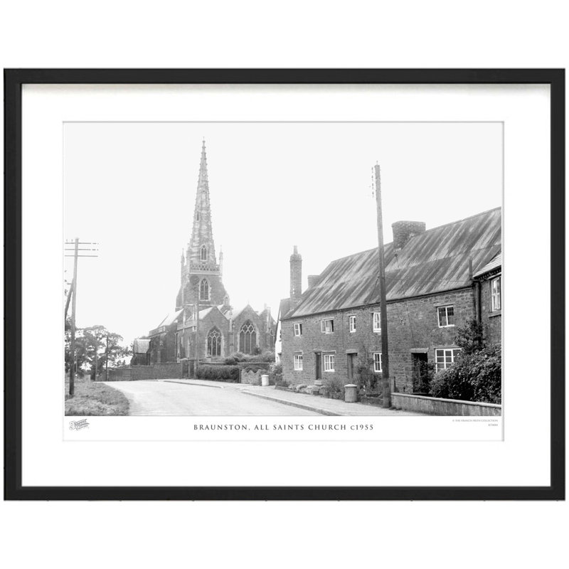 Braunston, All Saints Church C1955 by Francis Frith - Single Picture Frame Print, 60cm H x 80cm W x 2.3cm D