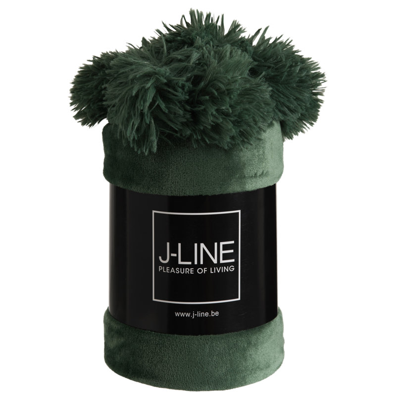 Throw Blanket, Dark Green