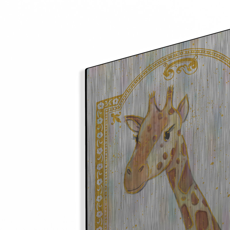 «Gilded Safari 3» par Holli Conger, art mural en métal, H 24 po x l 16 po