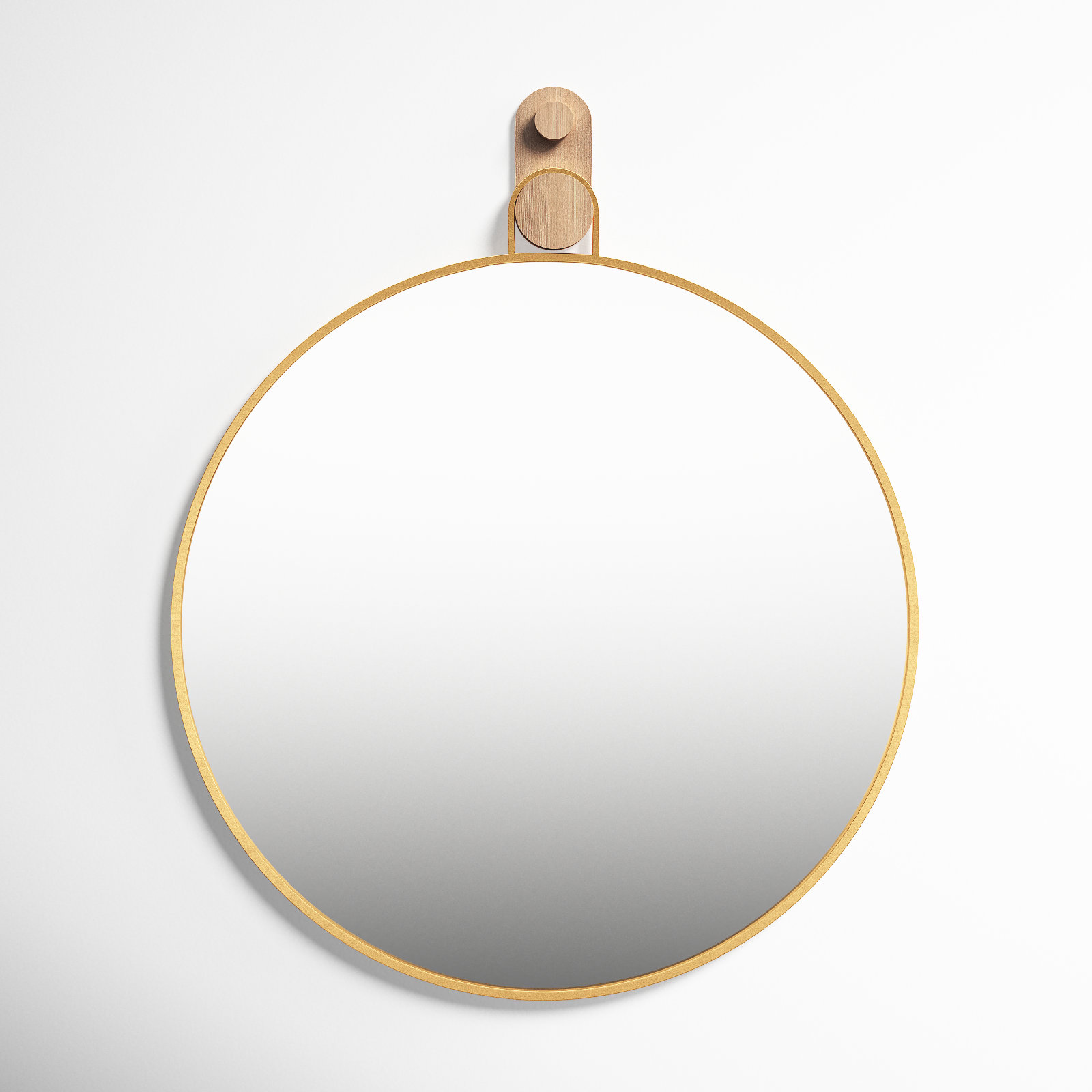 Ady 40" Oak Accent Mirror