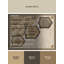 Tapis oriental doux et moelleux en bouclier à motif de bouclier oriental beige Durgin-1538012085