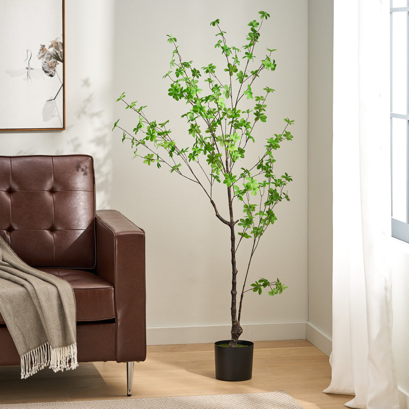 Arbre à feuilles artificiel 59,9 po H