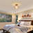 1 - Light Glass Semi Flush Mount Ceiling Light