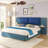 Upholstered Platform Bed With Panel-1548771642-1548771640