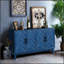 Buffet de style rétro avec décor laqué, rangement en bois à 4 portes pour une durabilité accrue et un attrait esthétique-545812518
