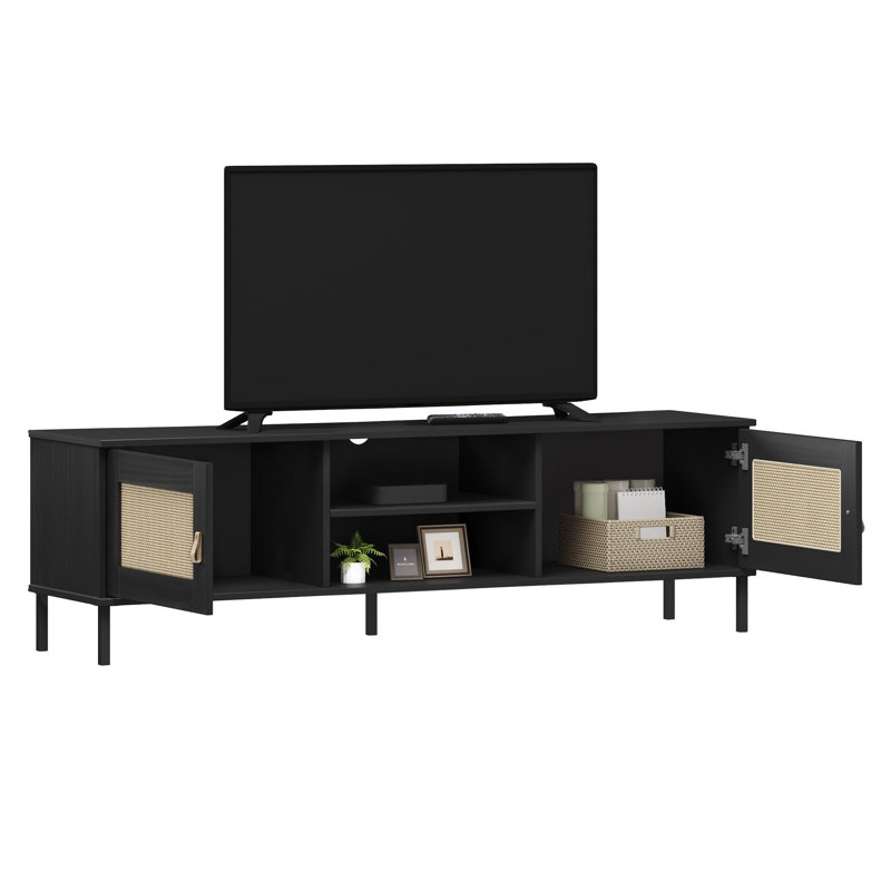 Southsea TV Stand for TVs up to 55", Black