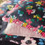 Hula Embroiderd Ruffled Throw Pillow