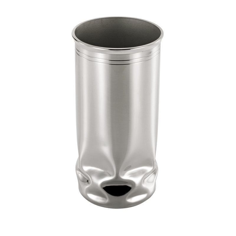 Handcrafted Pewter Metal Table Vase for Bouquets