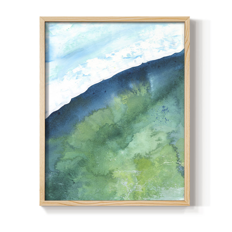 New Air II Framed Print - Solid Wood, 11" H x 9" W