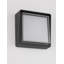 Black Integrated LED Outdoor Flush Mount