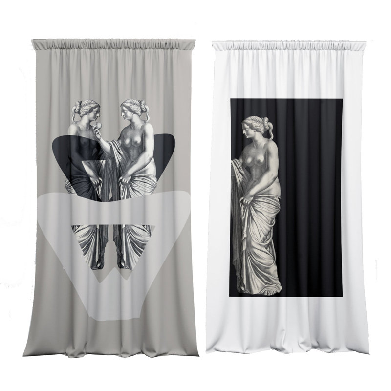 Rupendra Velvet Blackout Curtain Panel Pair, 148cm Width x 250cm Drop