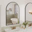 Aluminium Arch Makeup / Shaving Mirror-1377442456-1377442457