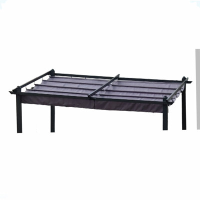 Replacement Canopy Top Cover Fabric For 13 X 10 Ft Outdoor Patio Retractable Pergola Sun-Shelter Canopy