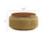 Table basse en noyer naturel Maris