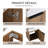 Crystan 18.57 " W Free Standing Wall Mounted Single Double Single Vanity Bathroom Vanity With Ceramic Top