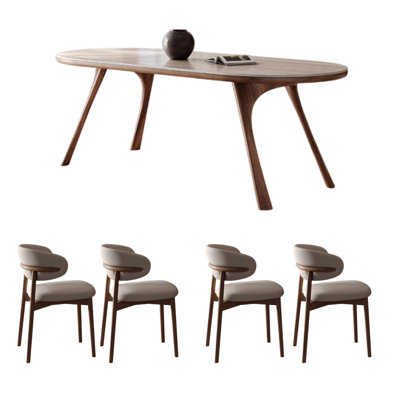 Modern simple and high-end dining table