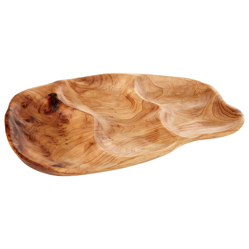 Alpen Home Kora Wood Divided Serving Dish