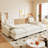 Maelina 104.7" Sectional Modular Sleeper Sofa Bed-1559687484