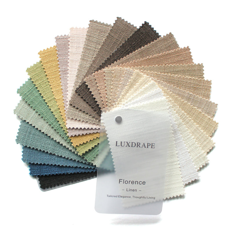 Livret Florence en tissu de lin 24 couleurs