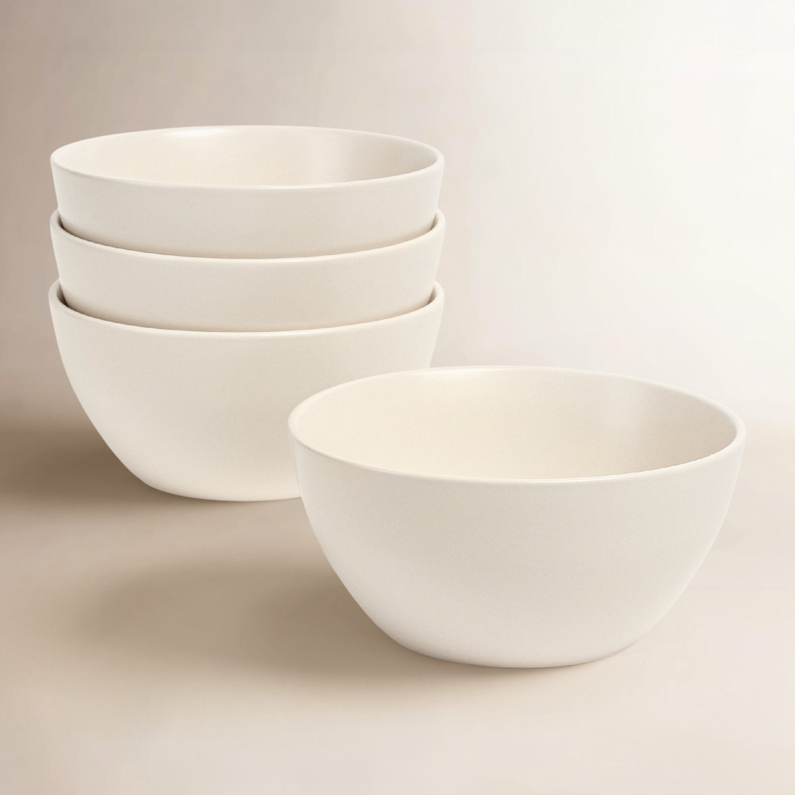 Coupe Stoneware Cereal Bowl, Ivory