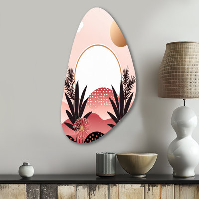 Cobert - Abstract Landscape Fall Shape Assymterical Metal Wall Art