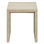 Mirella Faux Travertine Side Table In Travertine