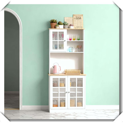 Grande armoire de cuisine avec comptoir