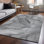 Premium Machine Washable Cerrito AMF607 Gray Rug