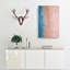 Upon The Beach In Abstract - Wrapped Canvas Painting-55300874