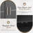 70" Tall Farmhouse Arched Display Cabinet With Led Lights And Glass Doors, Modern Storage Cabinet, Black-8622699