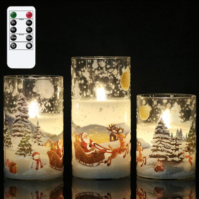 Scented Unscented Flameless Jar Candle