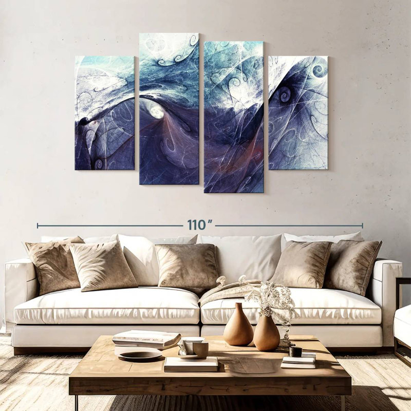 Avery Abyss Dynamic Abstract, 54" H x 84" W