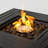 28-inch Iron Square Propane Fire Pit Table
