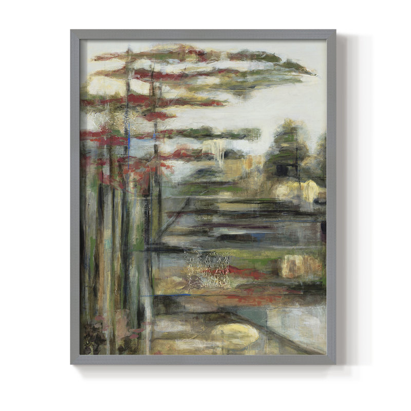 Reproduction encadrée Daydream - bois massif, Gris, H 11 po x l 9 po