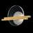 Selene Wrought Iron LED Flush Mounted Sconce-84975445-84975446