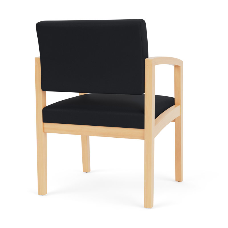Chaise en bois Lenox, Naturel, Noir Modena