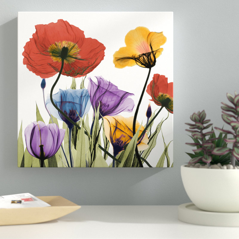 " Flowerscape ", 30" H x 30" W