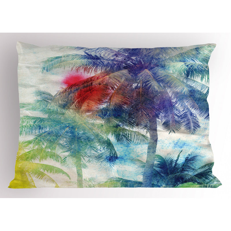 Retro Polyester Sham Set, King