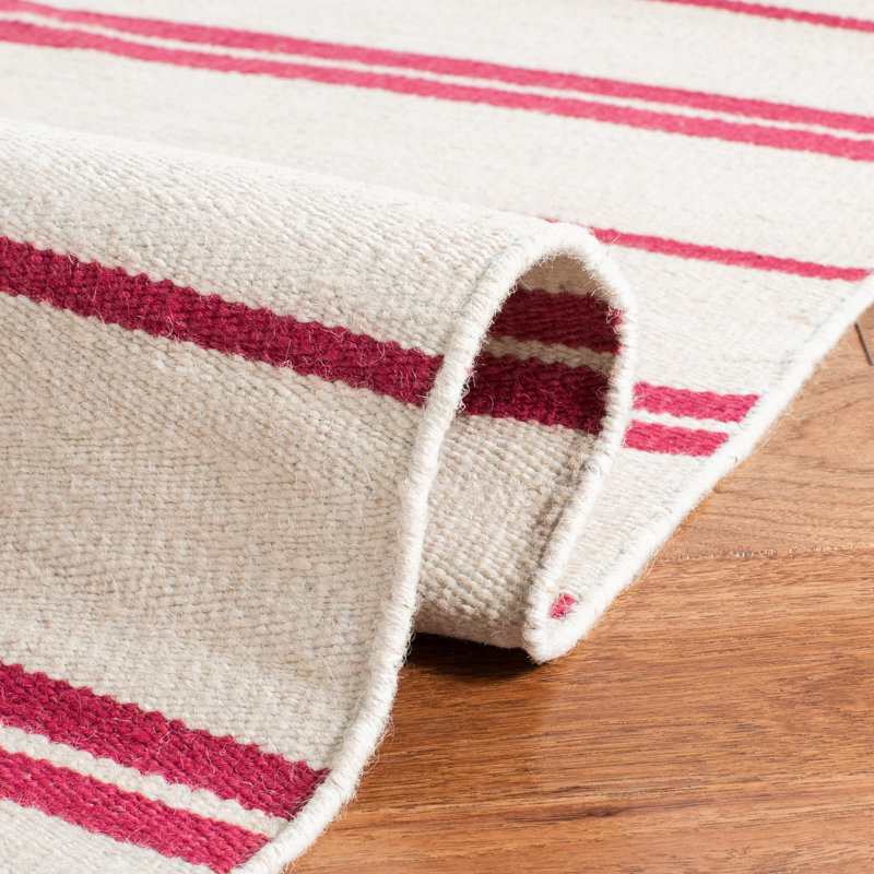 Ralph Lauren Sagaponeck Stripe Patch Wool Striped Rug, Rectangle 4' x 6'