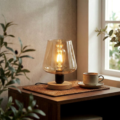 Wood Desk Lamp