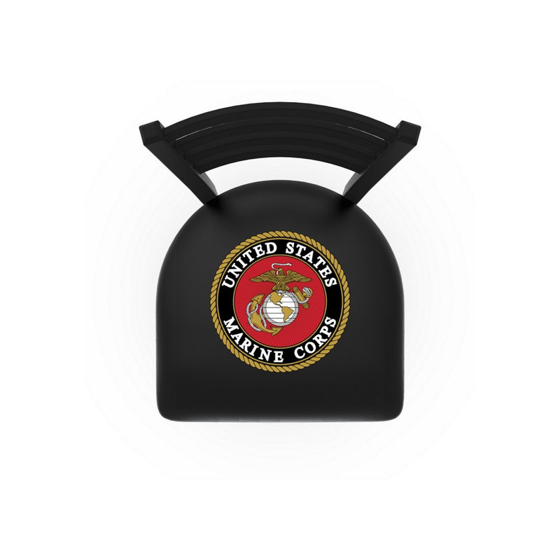 NCAA 36" Swivel Bar Stool, Marines