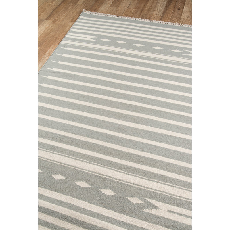 Thompson Wool Geometric Area Rug, Rectangle 7'6" x 9'6"