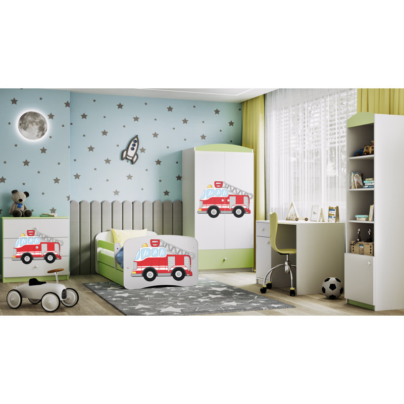 Cicero Kids 3 - Drawer Chest, Green/White