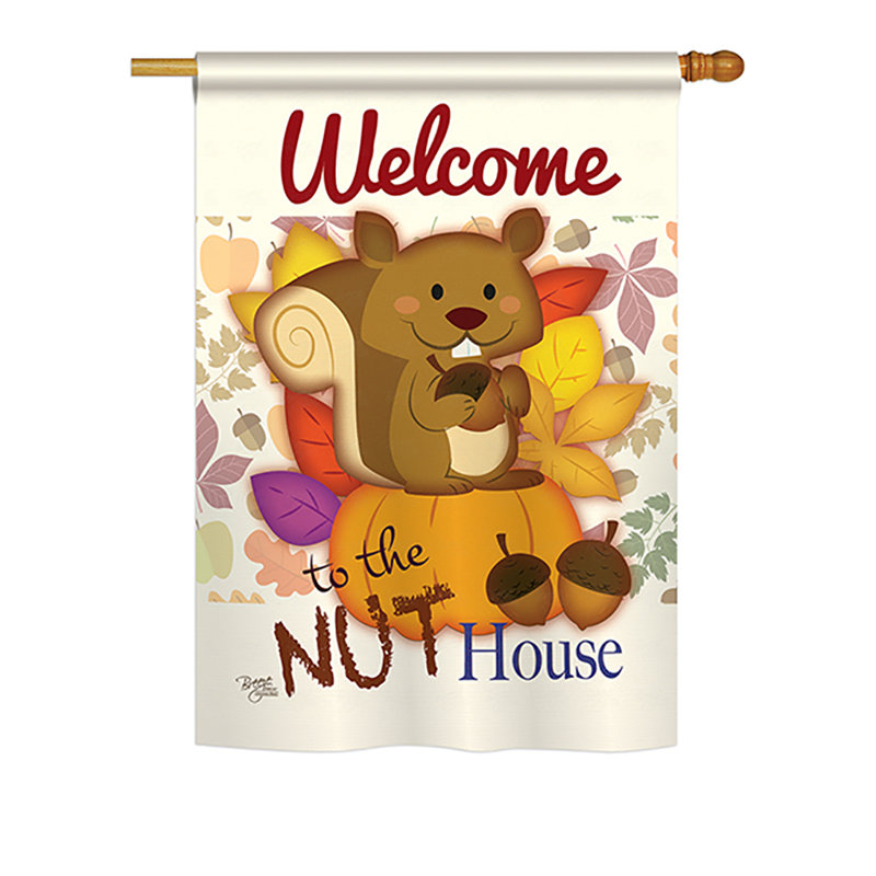 Double Sided 40'' H x 28'' W Polyester Garden Flag, 18.5" H x 13" W