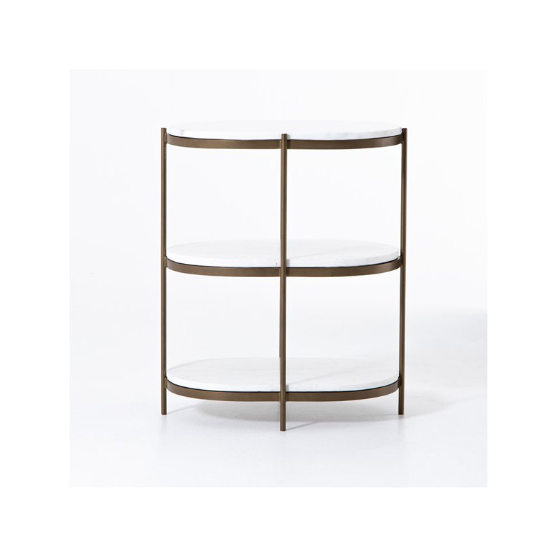Felix Nightstand, Brass