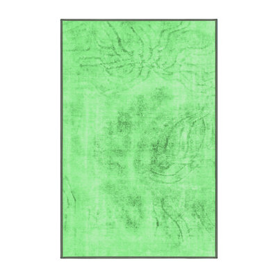 Washable Abstract Indoor Rug
