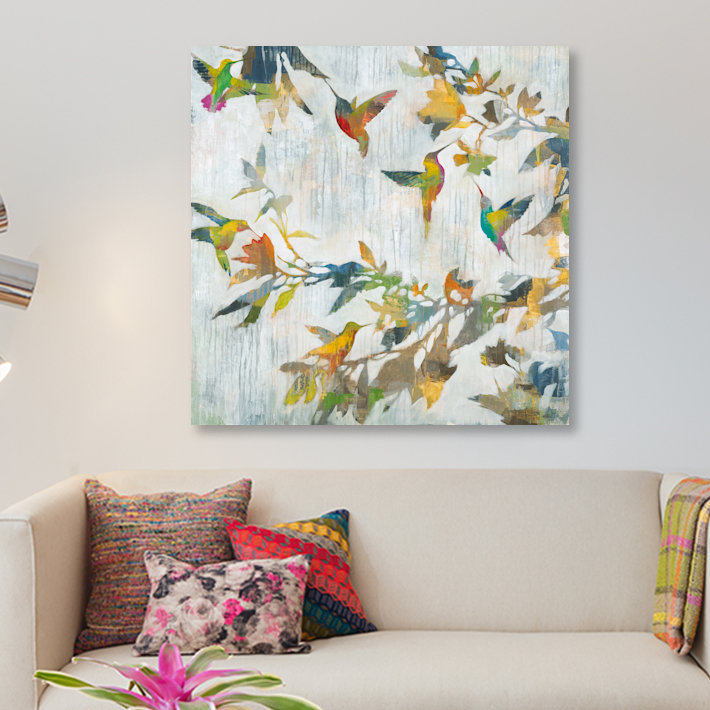 Reproduction d'art sur toile, H 12 po x l 12 po x P 0,75 po, Toile tendue, Pas de tapis