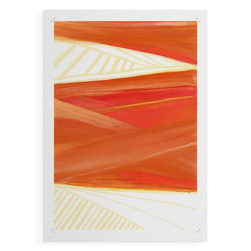 Warm Rays I - Impression sur toile seulement - NON-CADRE, H 18 po x l 12 po