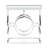 Mercer41 Zaiya Square Mirrored End Table